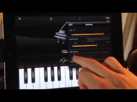Using iGrand Piano with iMIDIPatchbay