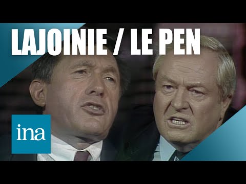 André Lajoinie et Jean-Marie Le Pen débattent sur l'immigration et le travail en 1987