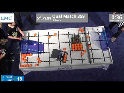 VEX Worlds 2016 - VEXIQ Middle School - Science - Qual 359 (10099J 11110) 113