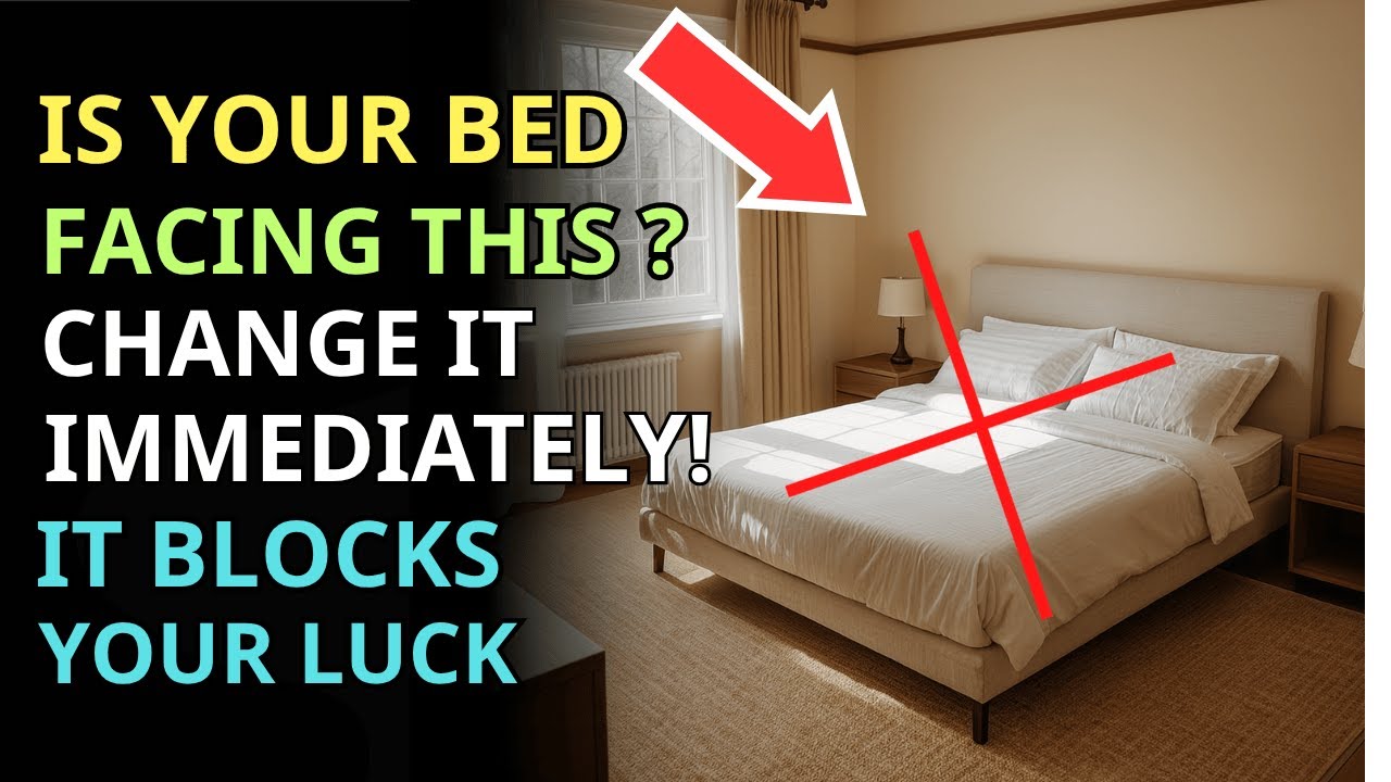 NEVER Place Your BED This Way or You Will Drive Away Money and Good Fortune/ Fengshui