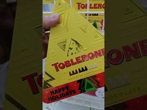 Toblerone chocolate triangle #chocolate #sweets #viralvideo #youtubeshorts #trending