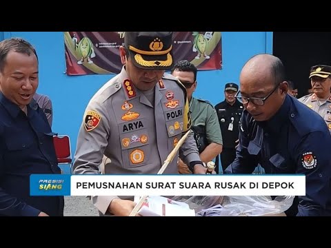 PEMUSNAHAN SURAT SUARA LEBIH DAN RUSAK PILKADA KOTA DEPOK DAN PILGUB JABAR