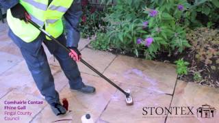 STONTEX RUST OFF -  how to remove rust stains from natural stone