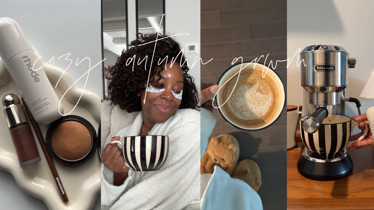 cozy fall 𝒎𝒂𝒌𝒆𝒖𝒑 & 𝒄𝒉𝒊𝒍𝒍 session🎧🎶 | morning coffee, grwm + what I'm reading & listening to