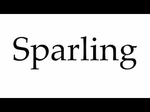 How to Pronounce Sparling