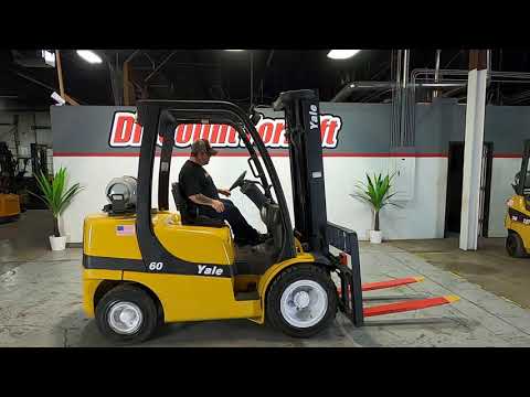 YALE GLP060VX 6,000lb LP (Propane) #123E - Forklift for Sale