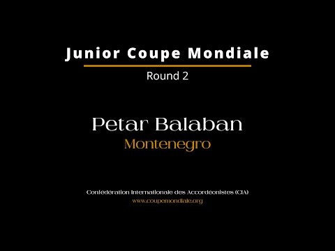 Petar Balaban - Montenegro - Junior Coupe Mondiale 2024 - Round 2
