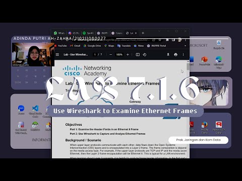 Lab 7.1.6 - Use Wireshark to Examine Ethernet Frames