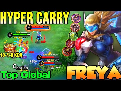 FREYA BEST BUILD IN 2022 | TOP GLOBAL FREYA Cₕₐᵣₗₑₛ - MOBILE LEGENDS