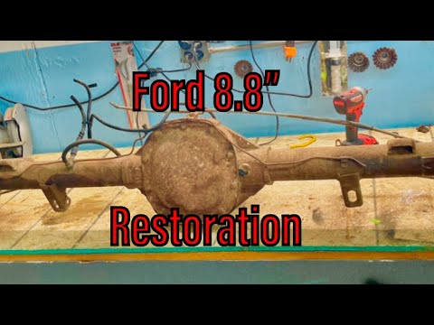 Ford 8.8” Axle and Drum Brake Disassembly - Bronco OBS Ford Truck F150 Mustang