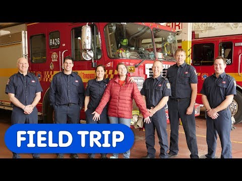 Let's Visit The Fire Station | Caitie's Classroom | Safety Education For Kids