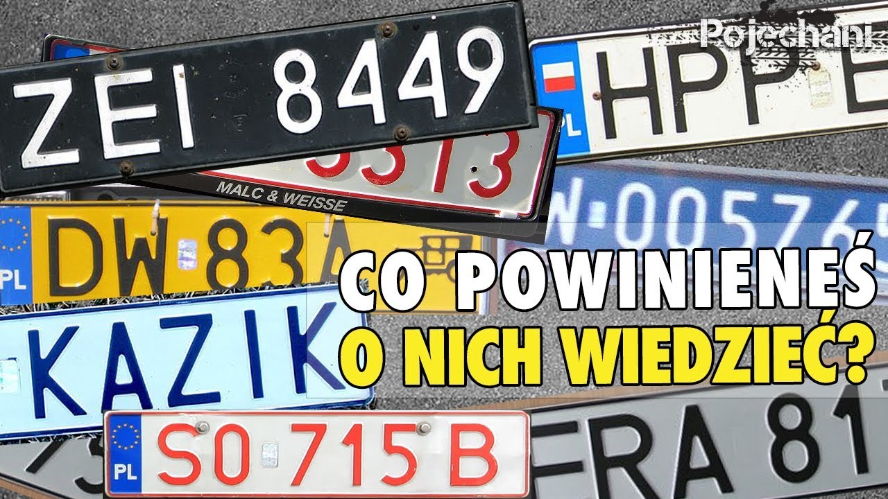 Tablice rejestracyjne - jak je rozszyfrować | Pojechani #112