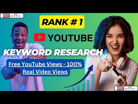How to Find Keywords for YouTube Videos  Keyword Research for youtube Channel Videos Views
