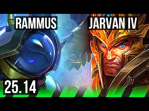 RAMMUS vs JARVAN IV (JGL) | 28k DMG | EUW Master | 25.14