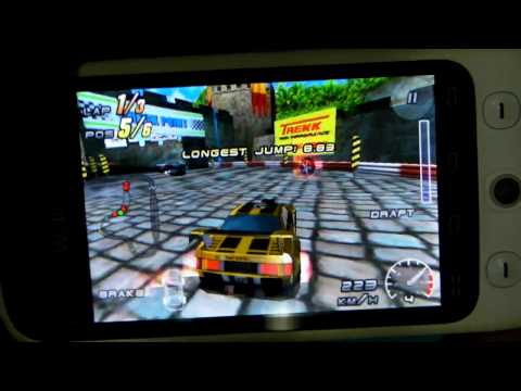 Android 2.1 Eclair on WellcoM A88 3D Racing game App