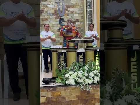 Adorar com corinhos na nossa igreja em Manaquiri Amazonas