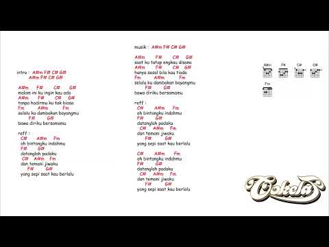 kunci gitar & lirik lagu | Cokelat - temani aku