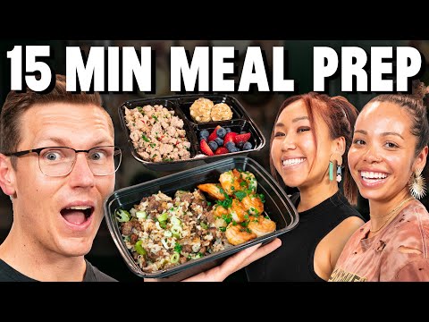 3 Chefs Make Their EASIEST 15-Minute Meal Prep