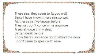 Bob Mould - Sinners and Their Repentances Lyrics