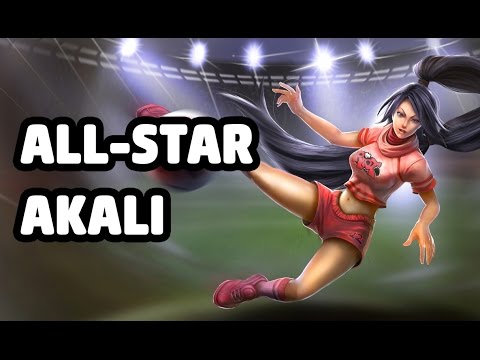 ALL-STAR AKALI SKIN SPOTLIGHT - LEAGUE OF LEGENDS