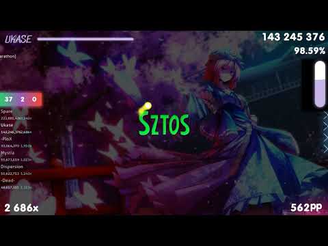 Ukase | Demetori - Songs Compilation [Marathon] +HDDT 98.18% {#33 654pp 1❌} - osu!