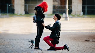 THE PROPOSAL | (SURPRISE ENGAGEMENT IN ROME) Jaclyn Glenn & David Michael Frank