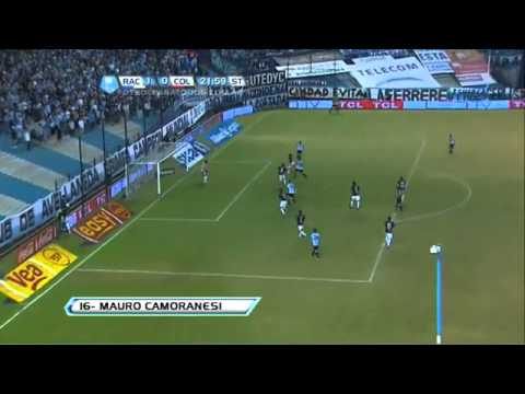golesya.com gol de Camoranesi Racing club 1 - 0 Colón Fecha 10 Torneo Final 2013