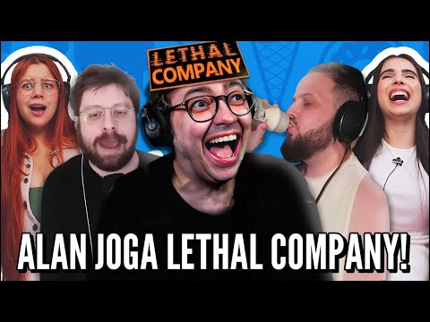 MELHORES MOMENTOS DO ALANZOKA NO LETHAL COMPANY COM OS AMIGOS (JOVENS REAGEM)