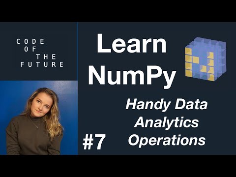 Python Numpy Tutorial For Beginners 7 Handy Data Analytics Operations