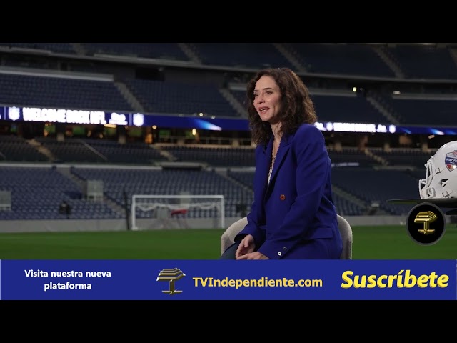 Díaz Ayuso celebra el regreso de la NFL a Madrid por segundo año consecutivo