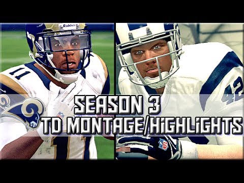 Madden 25 Rams Connected Franchise: Season 3 TD Montage & Highlights!