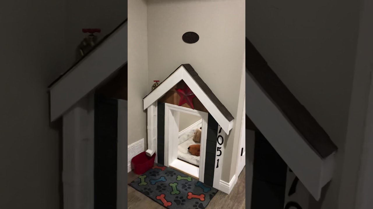 Watch Indoor dog house with automated lighting and running gutter water! now Indoor dog house with automated lighting and running gutter water!