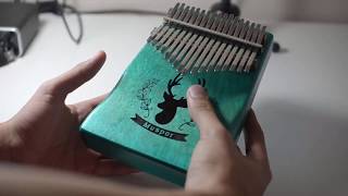 Video thumbnail for Kalimba Review: Muspor 17 Key Blue Mahogany Kalimba by KalimbaCam