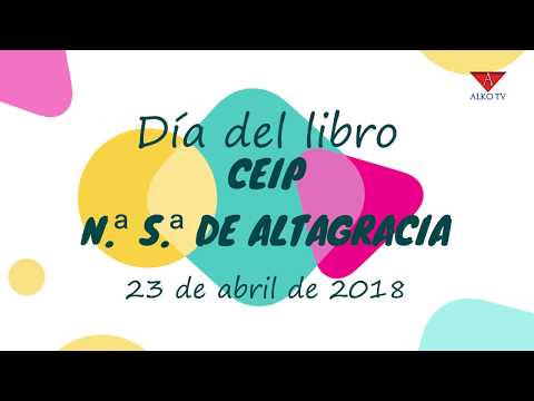 Día del libro - CEIP Nª Sª de Altagracia