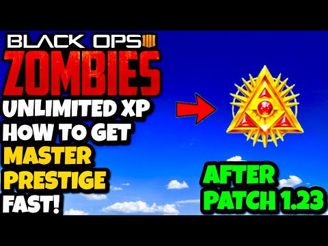 BO4 Zombie Glitches: Unlimited Fast XP AFK Glitch Easy Master Prestige Level 1000 - After Patch 1.23