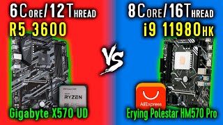 Ryzen 5 3600 vs i9 11980hk Test in Total War Three Kingdoms