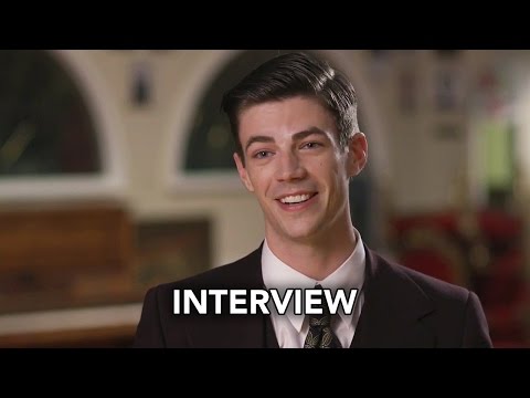 The Flash 3x17 Grant Gustin Interview "Duet" (HD) Season 3 Episode 17 Interview - Musical Crossover