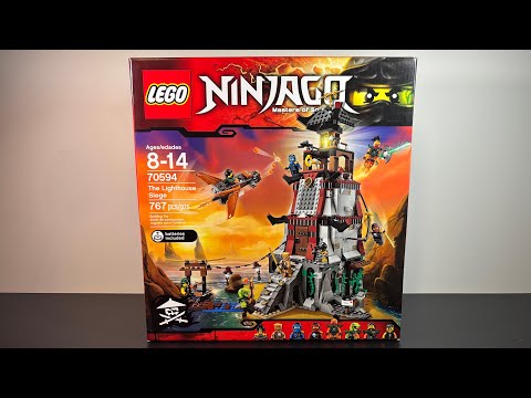 Lego Ninjago The Lighthouse Siege Review!!! Ninjago 2016 set 70594!!!