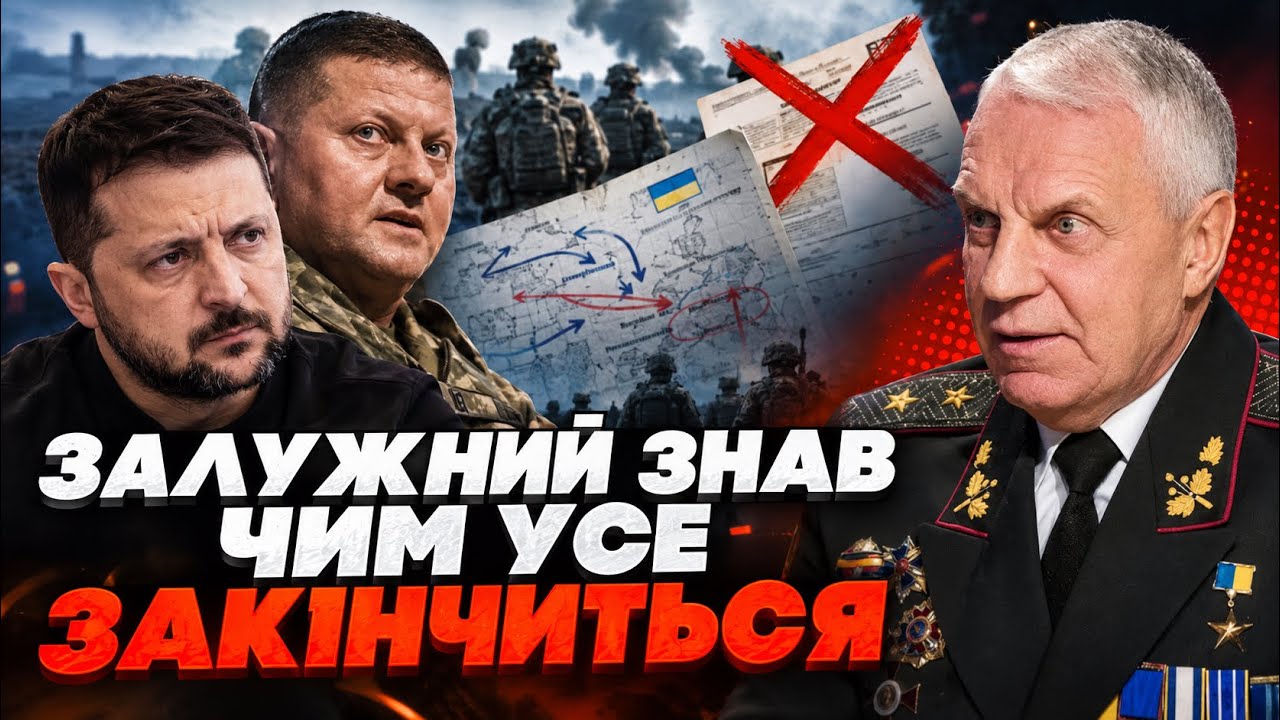 🔥ГЕНЕРАЛ ОМЕЛЬЧЕНКО: Зеленський відкинув головний план Залужного! Ось що г?