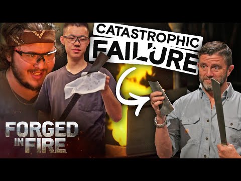 HEADHUNTER SWORD SNAPS IN TWO (Season 10) | Forged in Fire