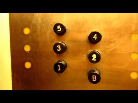 1954 Otis "Pop out Button" Elevator at the CYGNET Building in Colorado Springs, CO