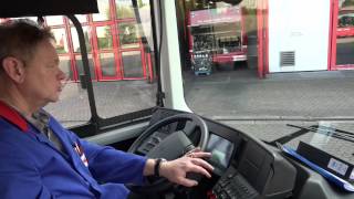 preview picture of video 'Leverkusen: wupsi-Test Diesel-Hybrid-Bus (02.10.2014)'