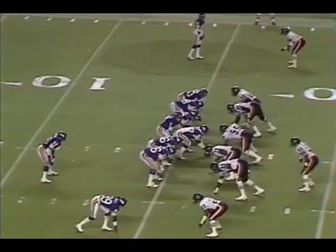 1985 NFL Chicago at Minnesota Week 3     9 19 1985