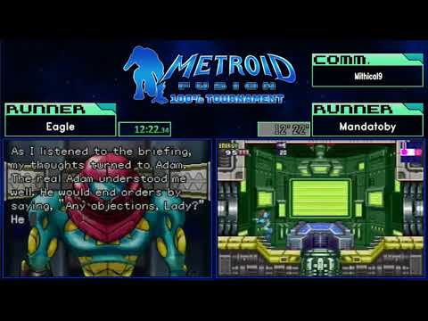 Eagle vs Mandatoby. Metroid Fusion 100% Tournament 2017