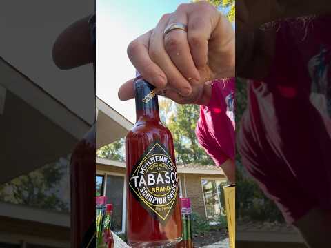 Tabasco Scorpion Pepper? On an Oyster? #seafood #oysters #hotsauce