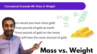 Newton's Laws | Conceptual Physics | Mass vs. Weight
