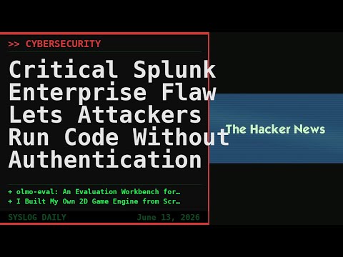 Splunk Rce Olmo Eval Giantus Framework Syslog Daily