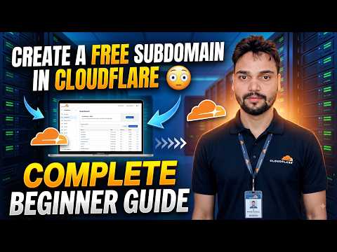 Create a FREE Subdomain on Cloudflare 😳 Complete Beginner's Guide