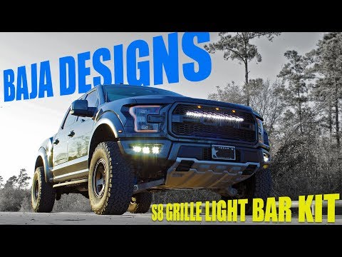 Baja Designs Ford Raptor 30" S8 Grille LED Light Bar Kit