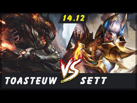 ToastEUW - Yasuo vs Sett MID Patch 14.12 - Grandmaster Yasuo Gameplay